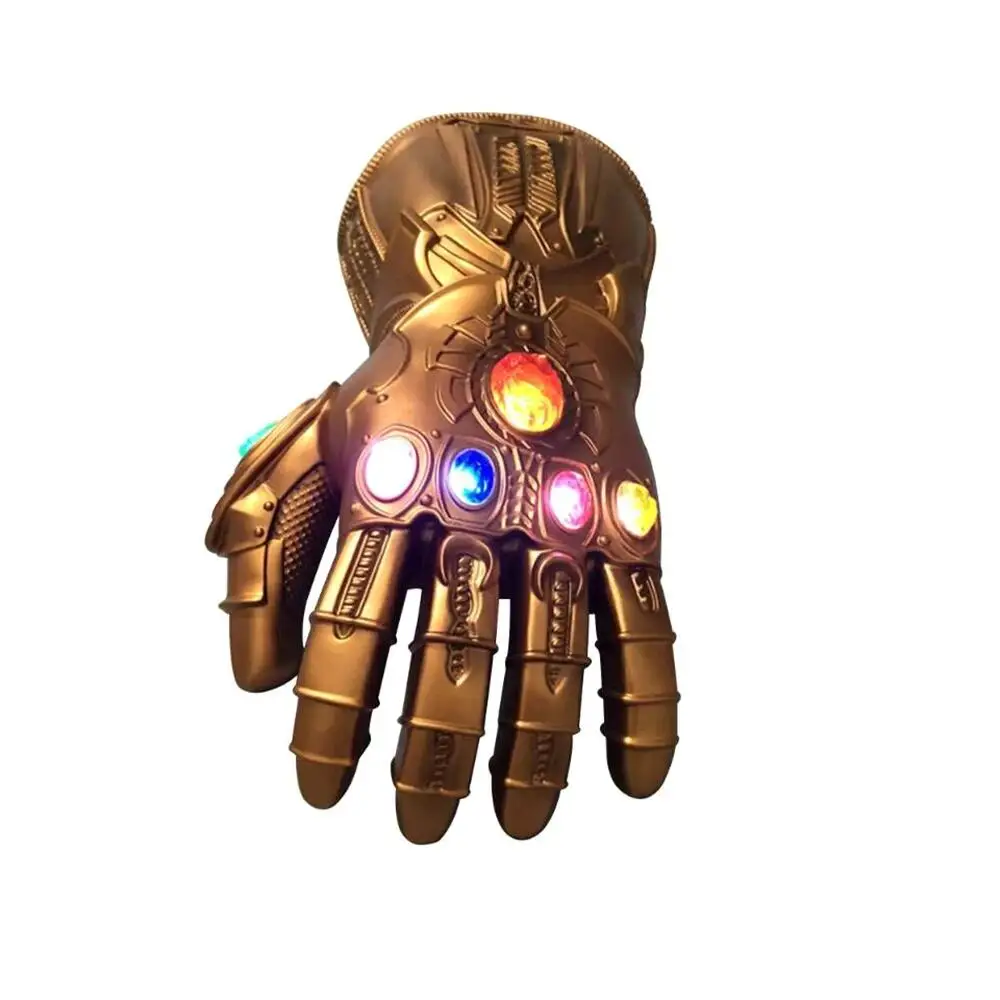 Halloween Cosplay Modell Leuchtender Handschuh Requisite Film-Modell Handschuh Abnehmbarer LED-Edelstein Rollenspiel-Geschenk Halloween Karneval Geschenk-Set – Detail 12