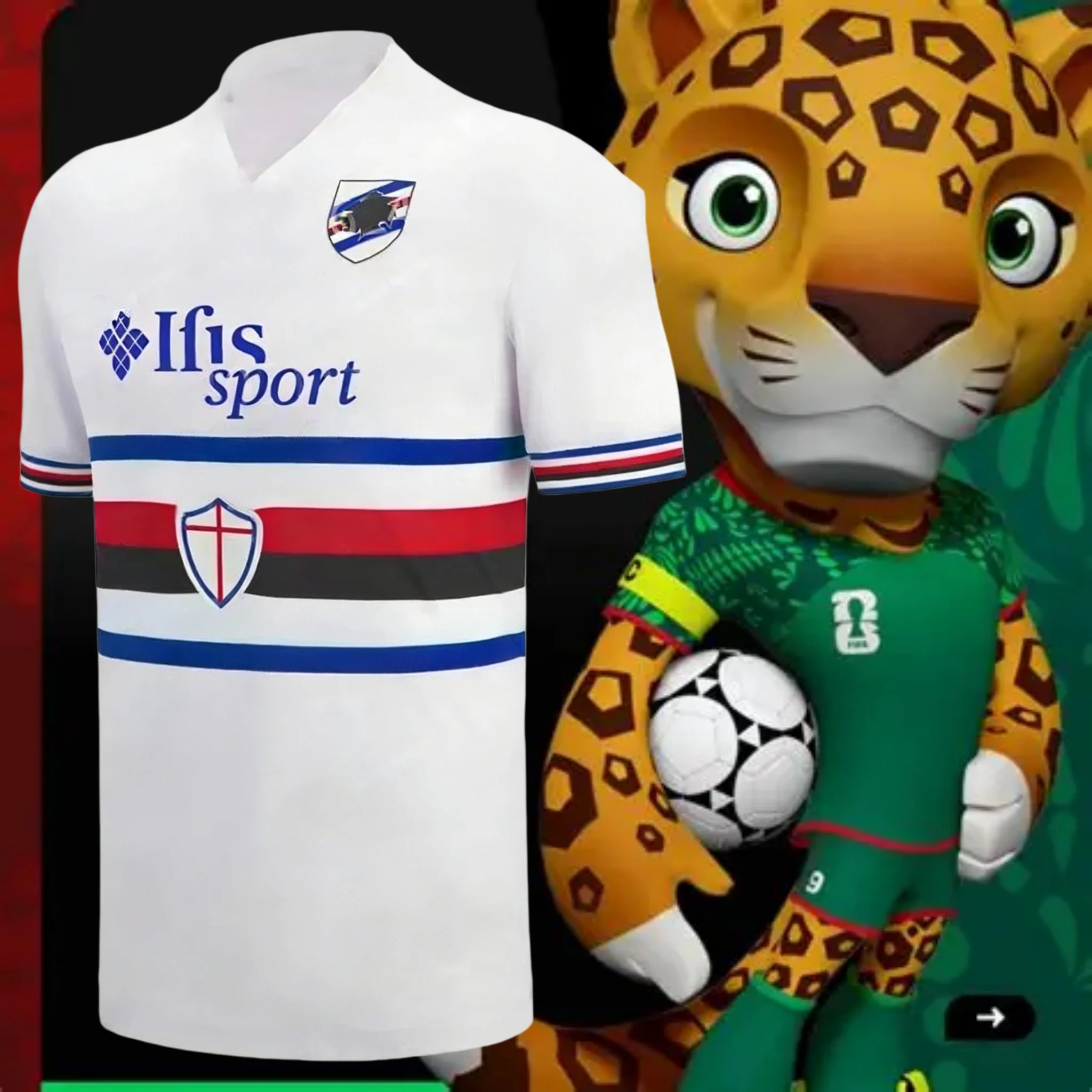 

Футбольная футболка в итальянском стиле UC Sampdoria 2026: Новинка, хит продаж, спортивная повседневная футболка, унисекс, для взрослых, пляжная одежда Y2K, гидрокостюм, новинка