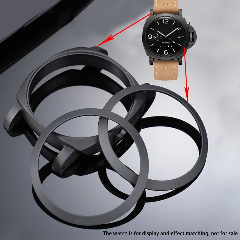 

For Panerai LUMINOR 1950 Mechanical Watch PAM00441 PAM01441 Matte Ceramic Case Bezel Men's Watch Accessories