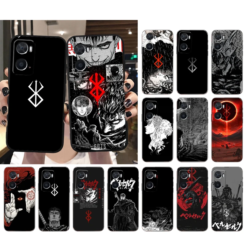 

Berserk Guts Phone Case For OPPO Realme 10 Pro Plus GT 2 Pro X2 Pro XT C25S 8 7 6 Pro 6i GT Master C3 C21 C21Y X3 SuperZoom