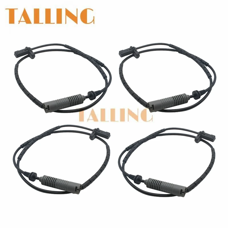 4PCS Front Rear Left/Right ABS Wheel Speed Sensor For BMW 1/3 Series E81 E82 E88 E90 E91 E92 E93 New 34526762465 34526762466