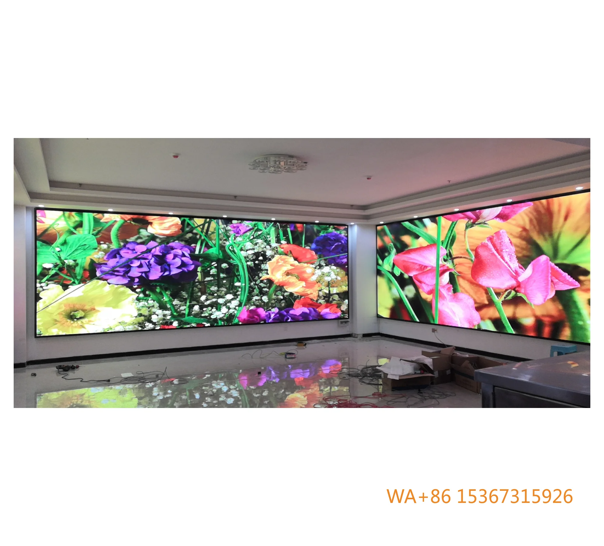 

P1.86 High Brightness HD LED Display High Quality Screen for Art Gallery Works Promotion
