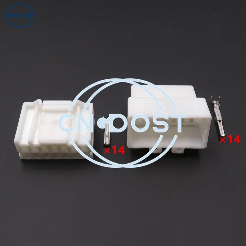 

1 Set 14 Pin AC Assembly Car Wiring Harness Plug Electrical Cable Connector With Terminals 936209-1 936199-1