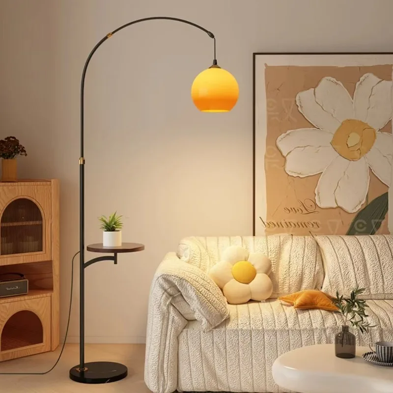 

Modern Minimalist Fishing Floor Lamp Living Room Bedroom Study Home Decoration Lamp Sunset Atmosphere Retractable Standing Light