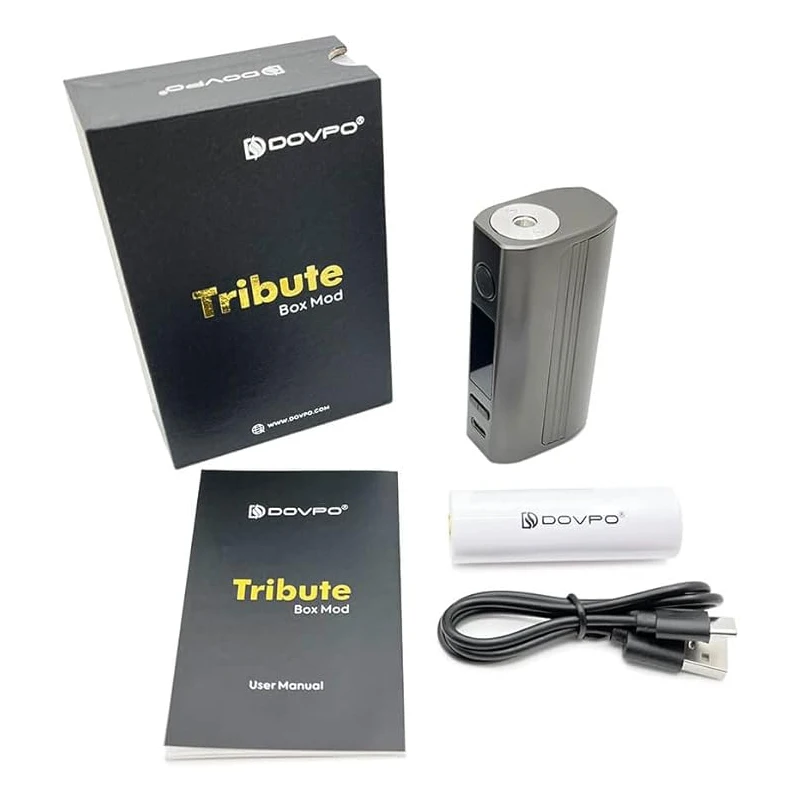 Original DOVPO Tribute Box Mod 100W Support 18650/21700 Battery(no) 510 Thread Electronic Cigarette Vaporizer view 6