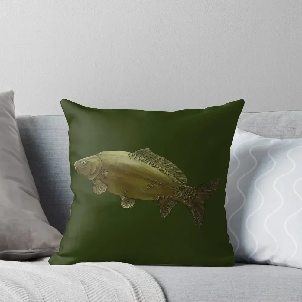 

Mirror carp 1 Throw Pillow New year Sofa Cushion Cover Pillow Cases Decorative Pillow Decor