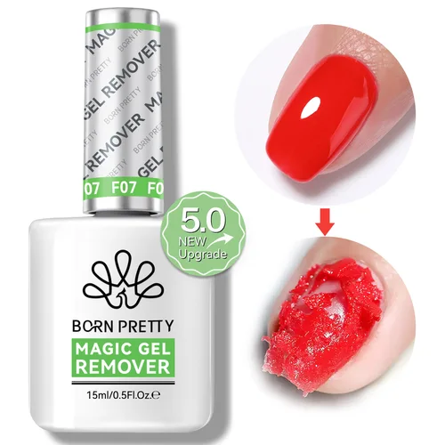 BORN PRETTY-esmalte de uñas en Gel mágico más rápido, 15ml, elimina la limpieza, remojo de barniz semipermanente, herramienta de eliminación de manicura más segura