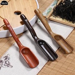 1*Small Flatware Wooden Salt Spoon Wood Condiments Spoon Handmade Honey Teaspoon Seasoning Sugar Coffee Tea Jam Mustard Ice Crea