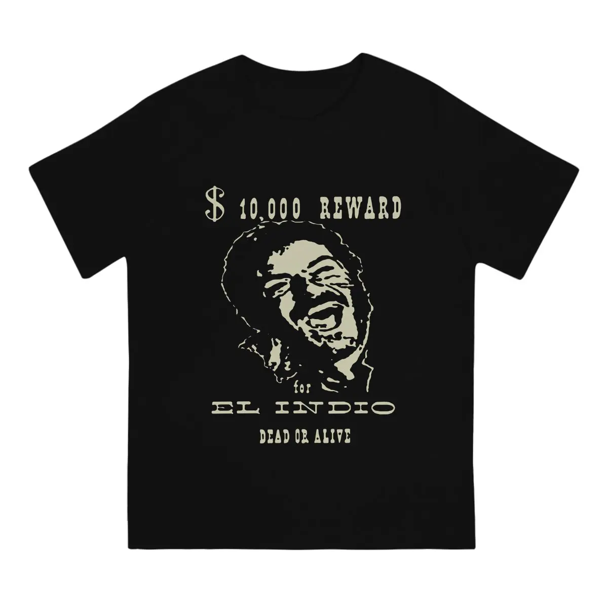 El Indio Classic Man's TShirt The Good The Bad and The Ugly Film O Neck Tops Polyester T Shirt Humor Gift Idea