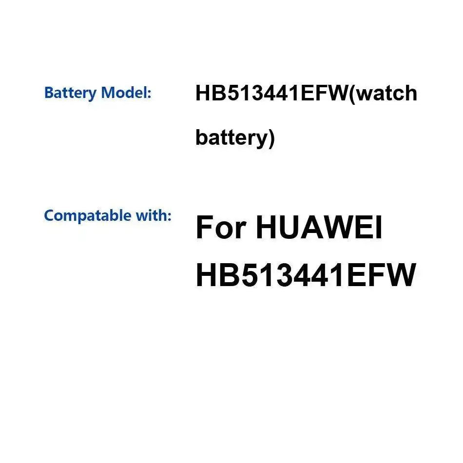 

Экологичная сменная батарея премиум-класса 885 мАч для смарт-часов Huawei HB513441EFW