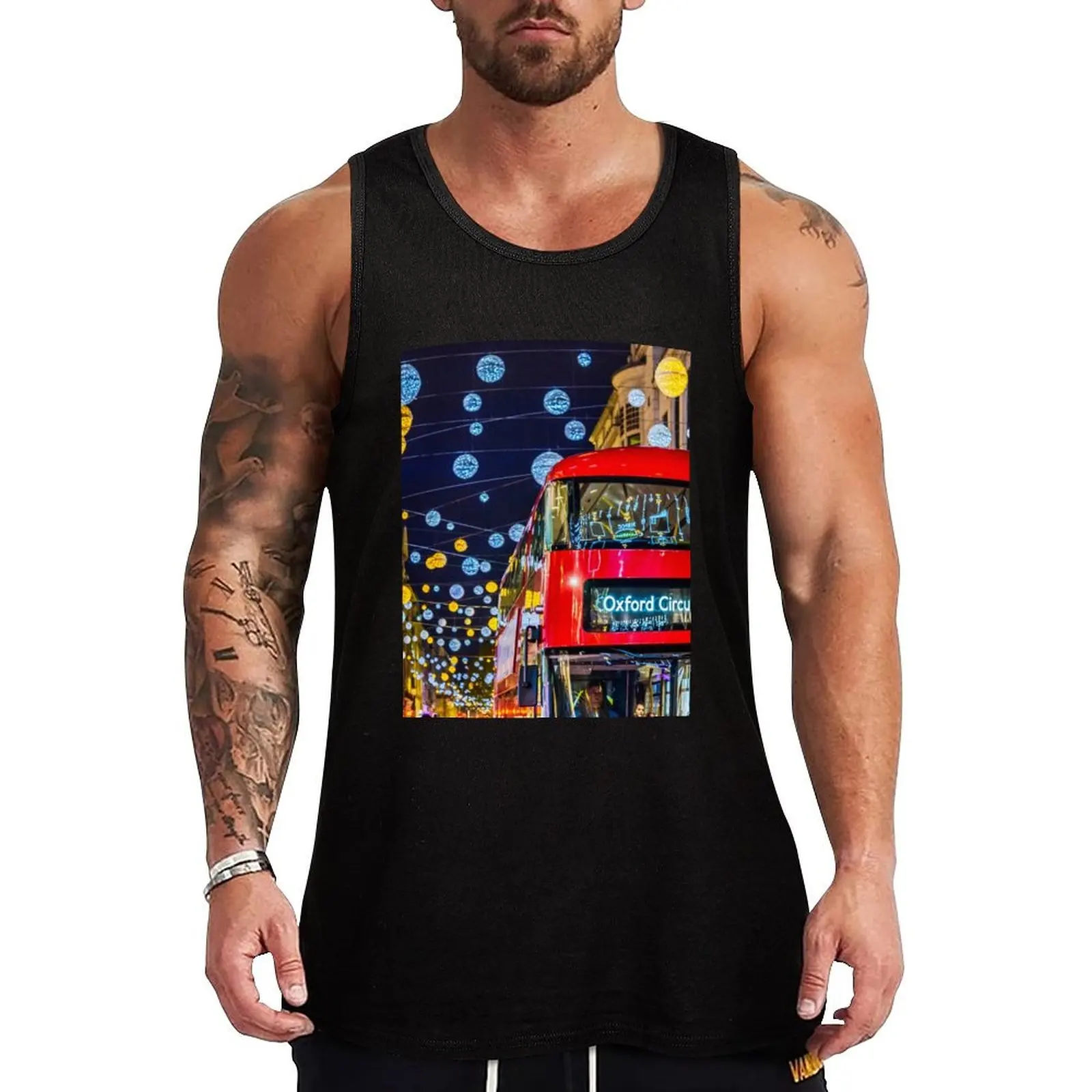 

London Bus Tank Top sleeveless shirt man Man summer clothes summer clothes