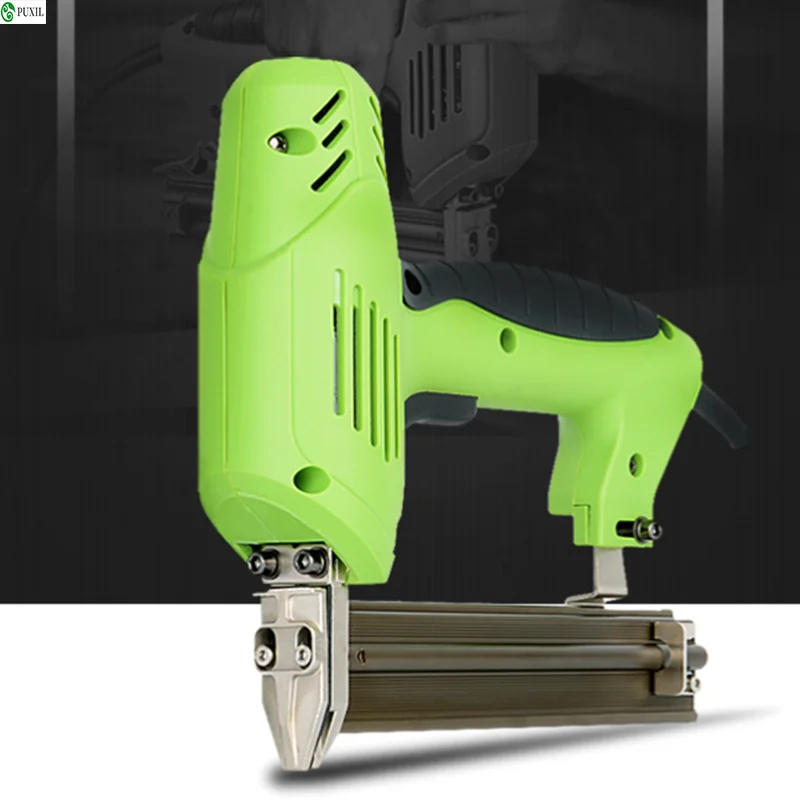 

Electric Nailer and Stapler Furniture Staple Gun for Frame with Staples & Nails Carpentry Woodworking Tools F30 Straight Nails