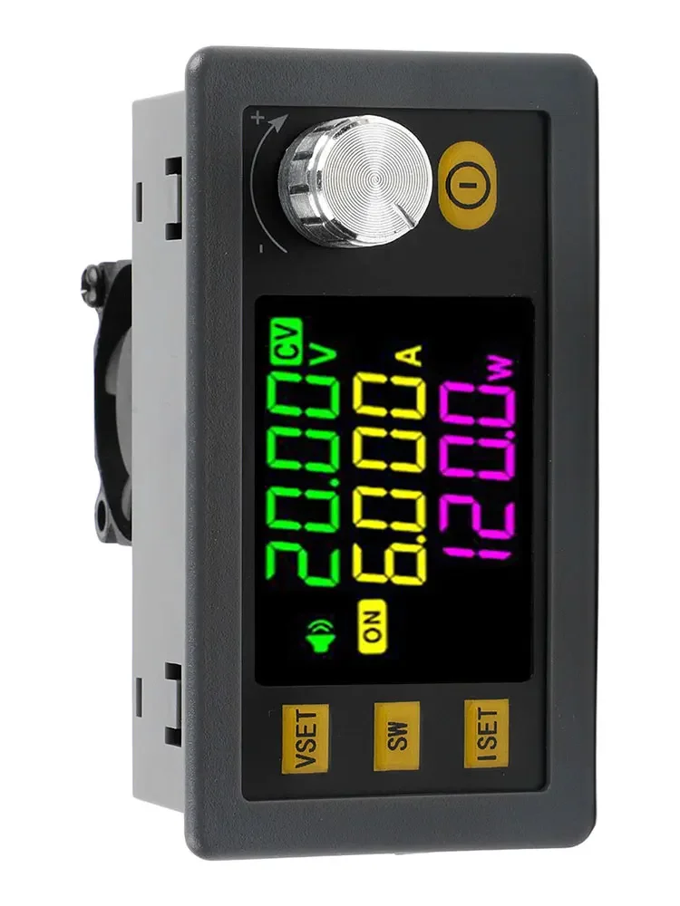 CNC Voltage Regulator 120W 6A DC Step Down/Step Up Power Supply with LCD Display and Multiple Protection Features