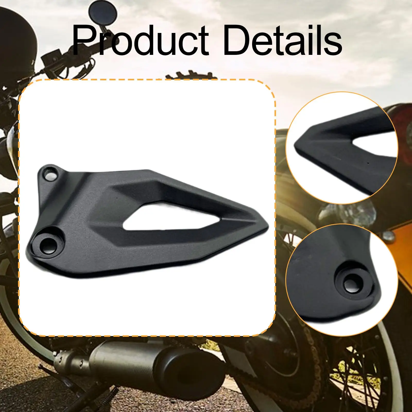 دعامة توصيل الدواسة، لوحة زخرفية تحل محل دعامة دواسة القدم للدراجة النارية #5