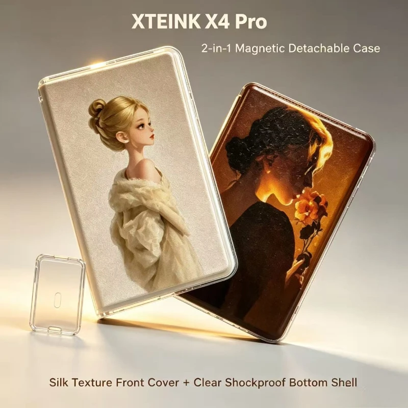 XTEINK X4Pro Magnetic Anti-fall Protective Case X4pro Ink Screen 4.3-inch Two-in-one Magnetic Separation Protective Case