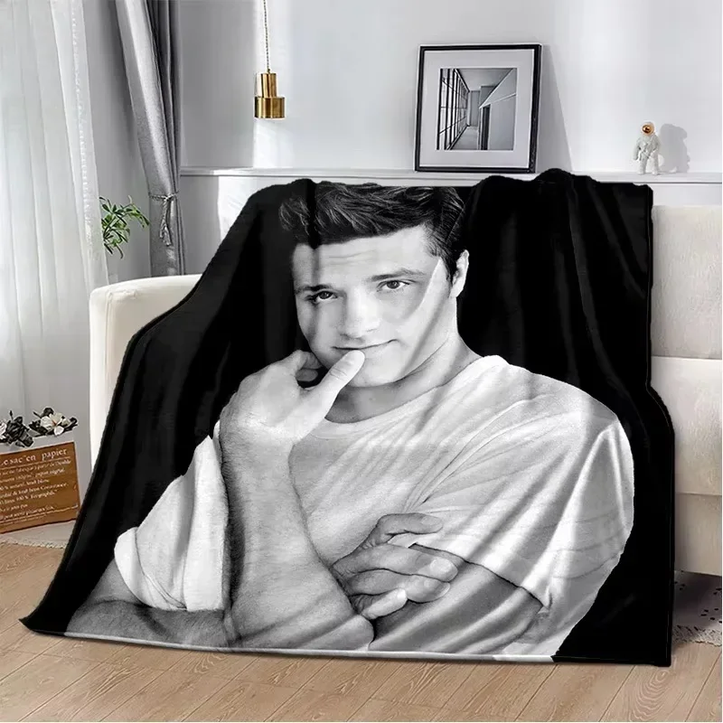 2026 Handsome Star J-Josh Hutcherson Soft Flannel Blankets,Throw Blanket Comfortable Blanket For Picnic Beds Home Bedroom Cover