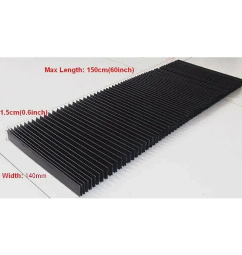 Customizable CNC Milling Machine Accordion Engraving Machine Straight-shaped Dust-proof Guide Rail Guard Telescopic Sleeve