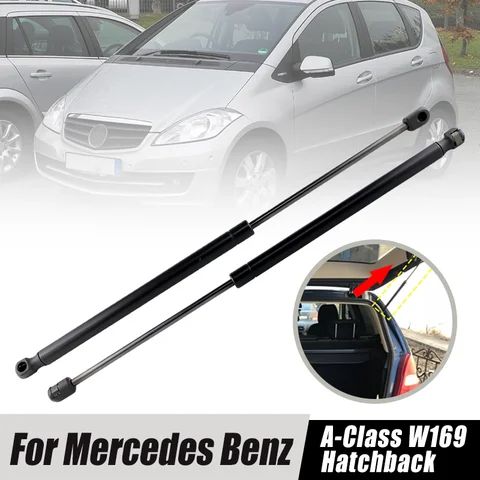 메르세데스 벤츠 A 클래스 W169 용 해치백 2004-2012 OEM 번호: 1697400045, 1697400345, A1697400345, 리어 테일게이트 부트 가스 스트럿, 2 개
