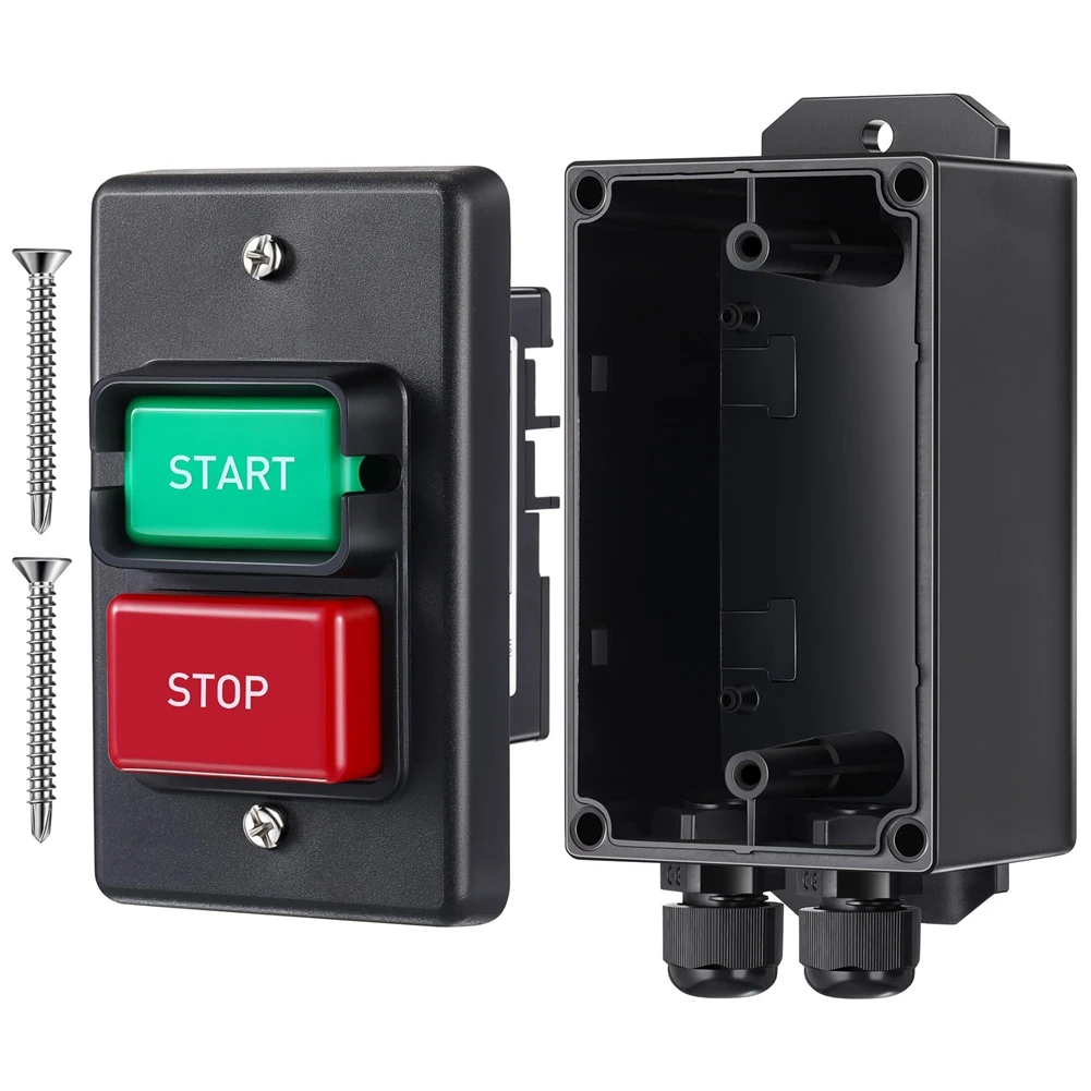 120V/220V/380V Dual Voltage Single Phase on/off Switch Industrial Tools Plastic