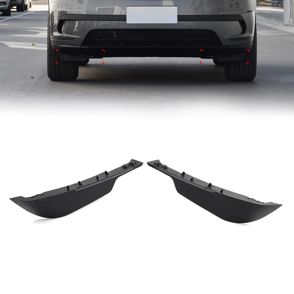 Black Car Front Bumper Lower Air Deflector For Land Rover Range Rover Velar 2017 2018 2019 2020 2021 2022 2023 2024