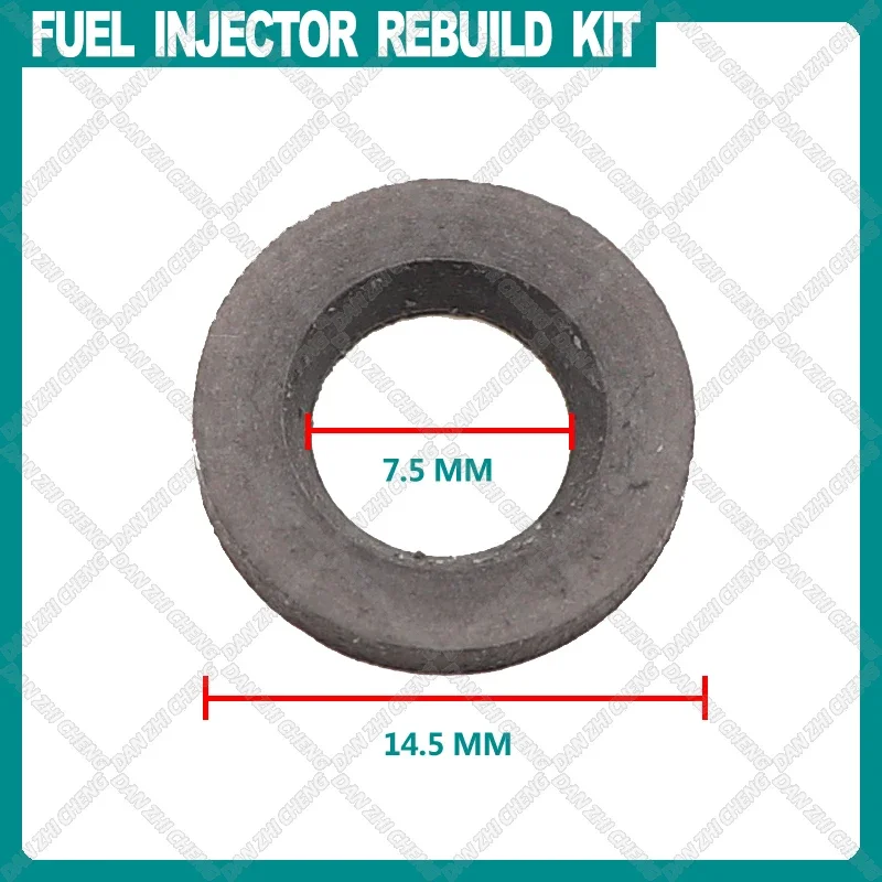 

100pieces Fuel injector Plastic Washer Gasket repair kit 14.5*2*7.5mm for Toyota Lexus Avensis 1AZFSE 23250-28030 23250-46131