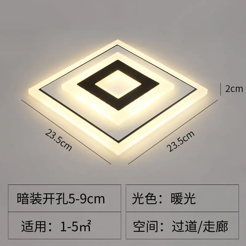 Modern Led Ceiling Light Hallway Aisle Corridor Light Chandeliers Ceiling for Living room Dining room Bedroom Home Ceiling Lamp