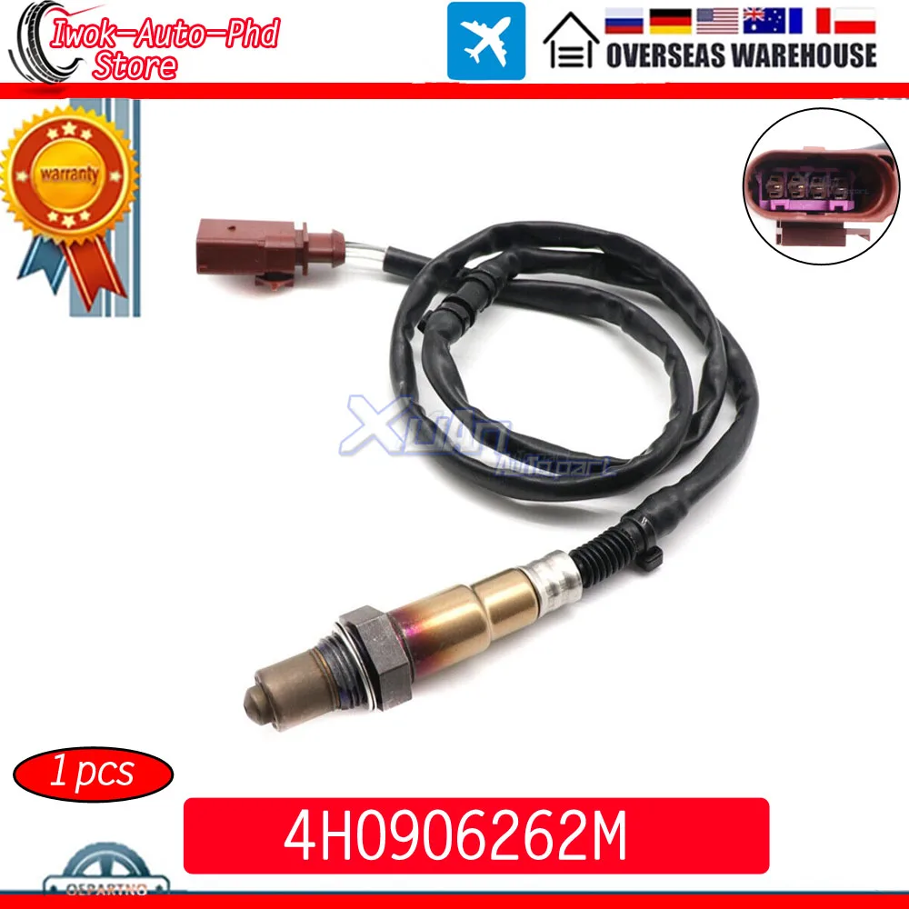 

XUAN Соотношение воздуха и топлива Лямбда O2 Датчик кислорода 4H 0906262 M для Audi A6 A8 Q7 RS7 S6 S7 S8 Volkswagen CC Passat 3.6L 4.0L 4H 0906265 C