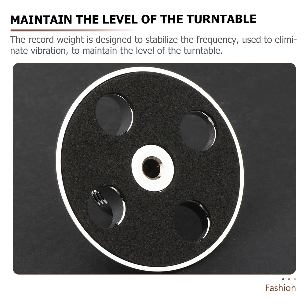 

Aluminum Alloy Record Stabilizer Vinyl Turntable Clamp Weight Balanced Disc Accessories Anti Vibration Sound Quality High Grade