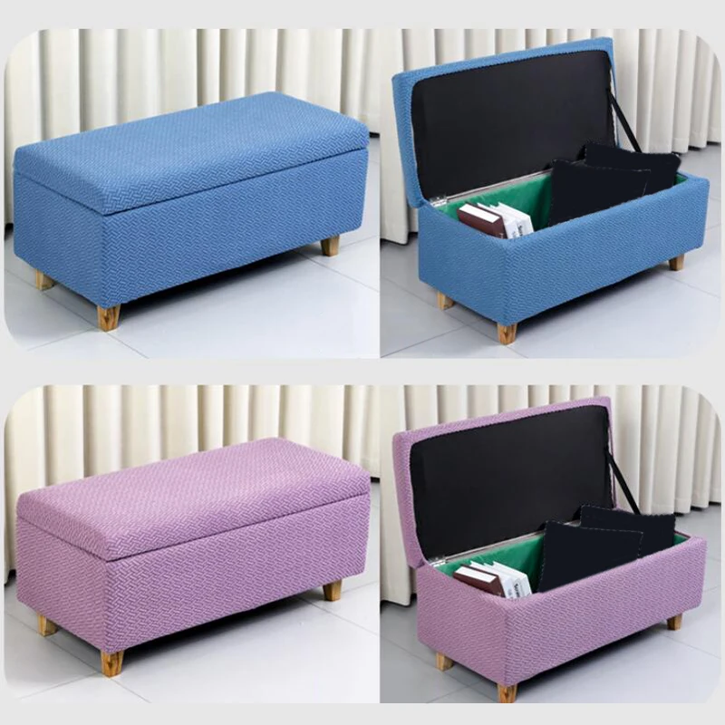 Housse de rangement élastique tout compris, housse de tabouret de Piano, extensible et pliable, housse de repose-pieds de canapé, protection de meubles