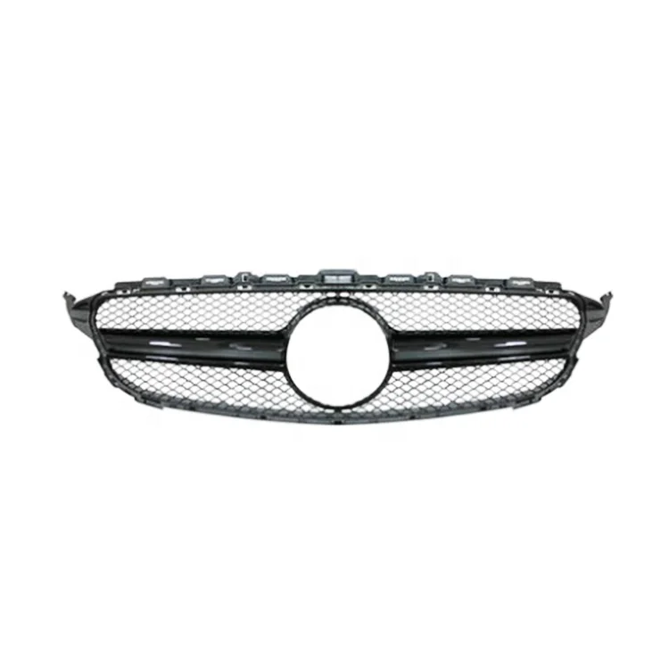 

high guality car parts FRONT GRILLE FOR BENZ C CLASS w205 AMG style Auto grilles 15-18 Car grill custom