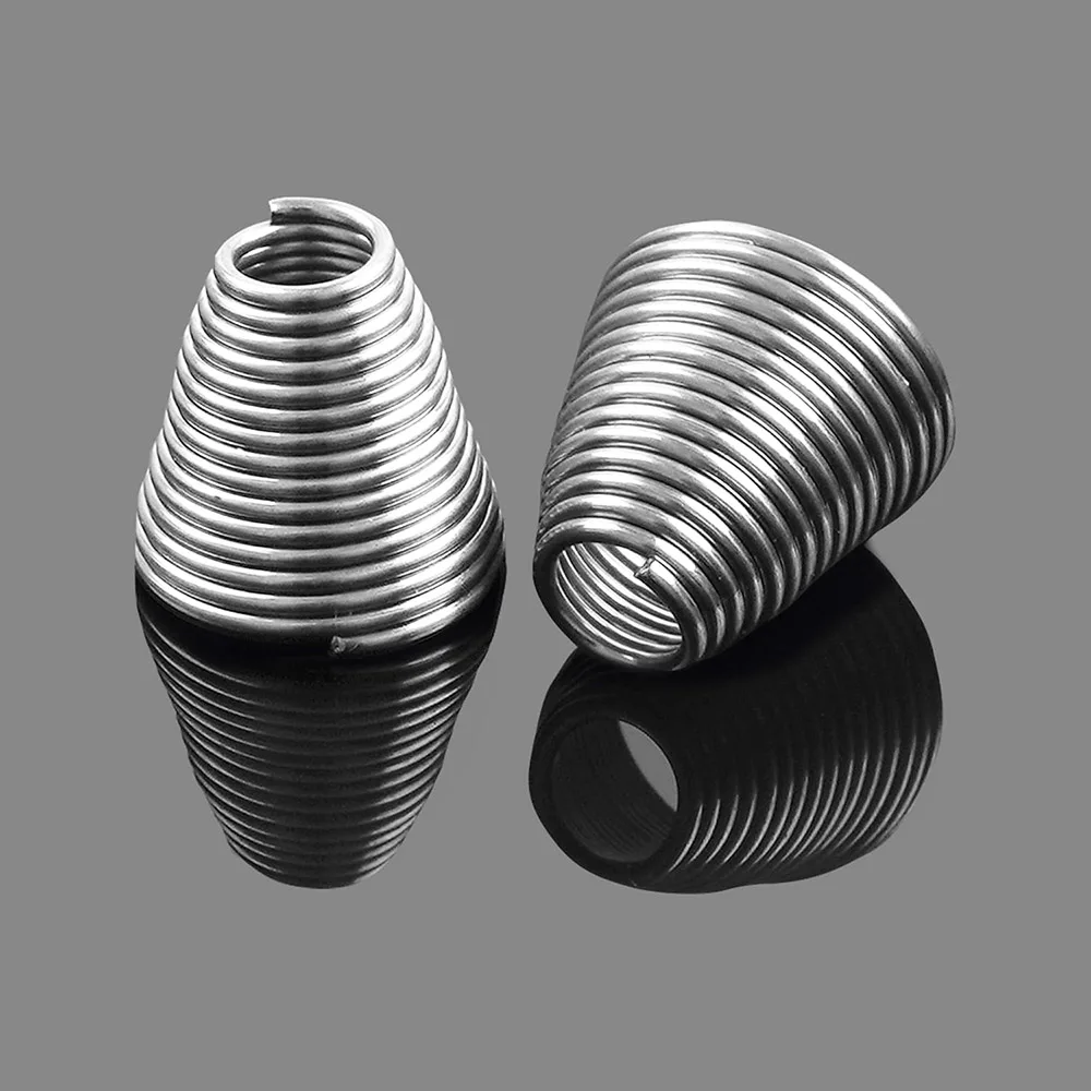 20 قطعة Ballyhoo الطعم تزوير الينابيع الفولاذ المقاوم للصدأ الكارب الصيد الطعم مغذيات أدوات المياه المالحة التصيد إغراء الصيد اكسسوارات #4