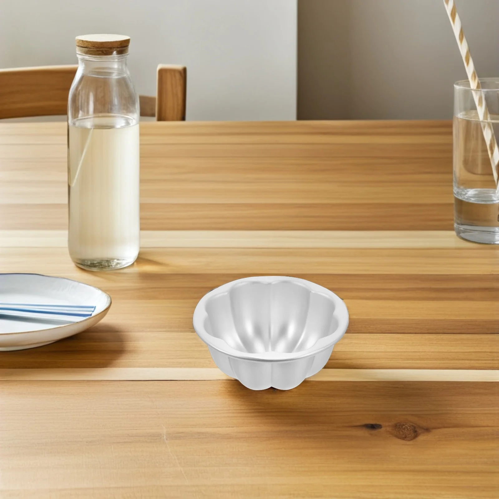 

4pcs Aluminum Basins Pumpkin Baking Cake Molds For Pumpkin Egg Tart Mold Mould Egg Tart Mould Baking Mold 3.73\