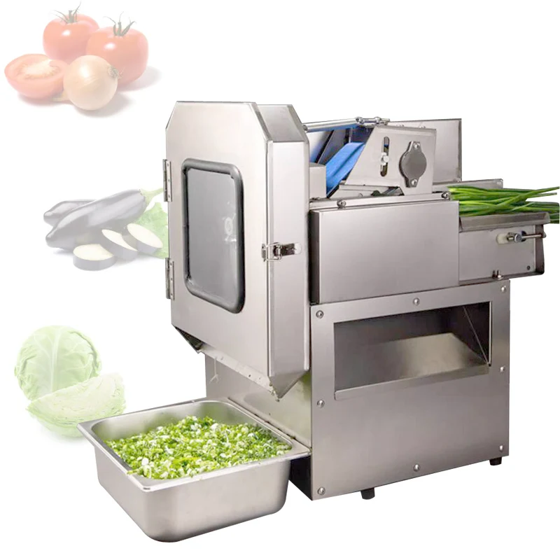 

Automatic Cabbage Celery Leek Shredder Machine 350kg/h Vegetable Slicing Machine Fruit Vegetable Slicer