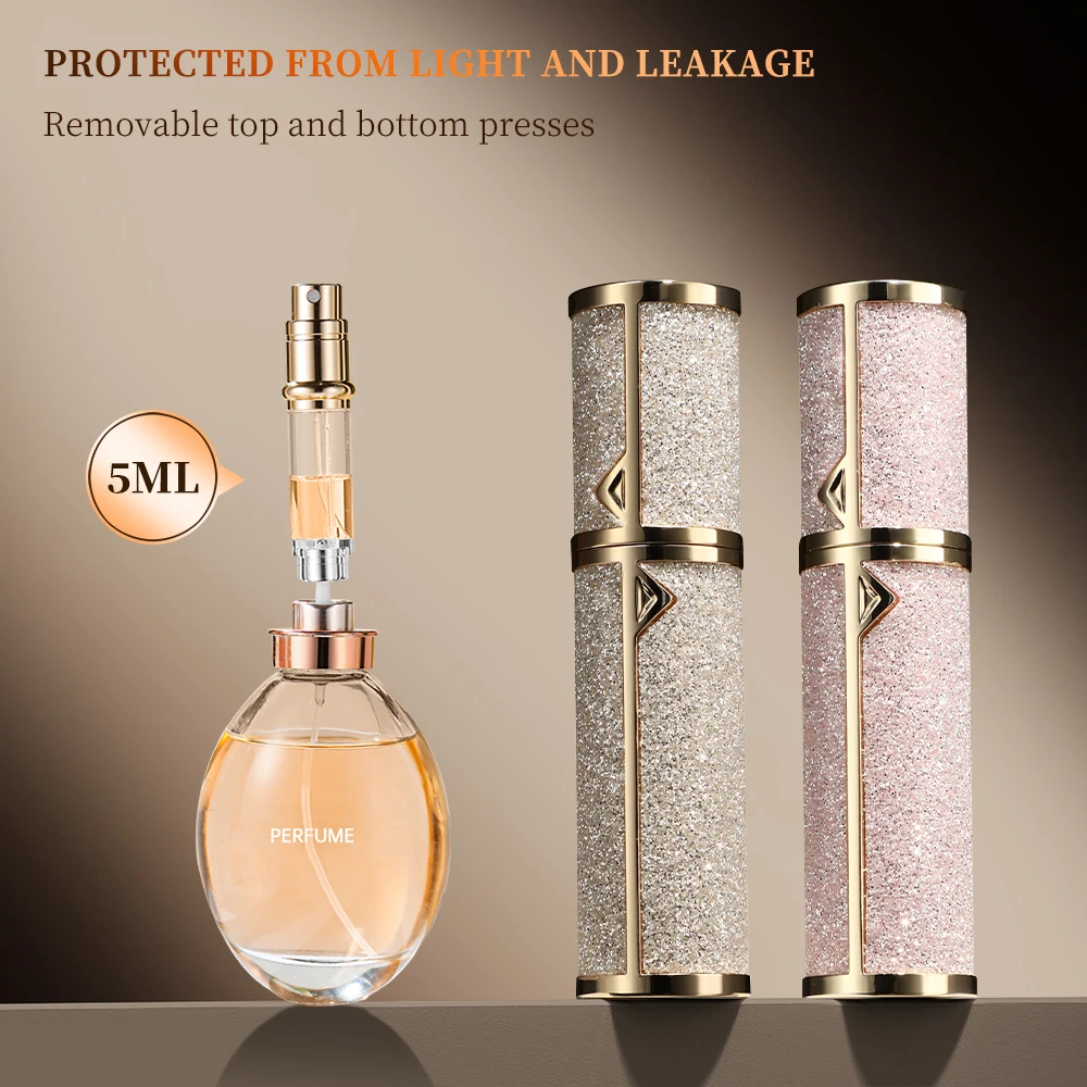 5 мл портативный компактный кожаный флакон для духов, универсальный распылитель, многоразовый пустой распылитель для духов для путешествий, распылитель, 1 шт.