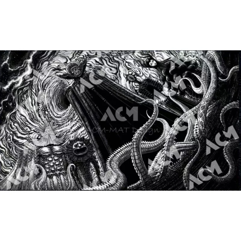 

600x350mm Yu-Gi-Oh! The Hidden Hecahands Trading Card Playmat Creative Personalized Guts/Griffith Single Rubber Board Game Mat