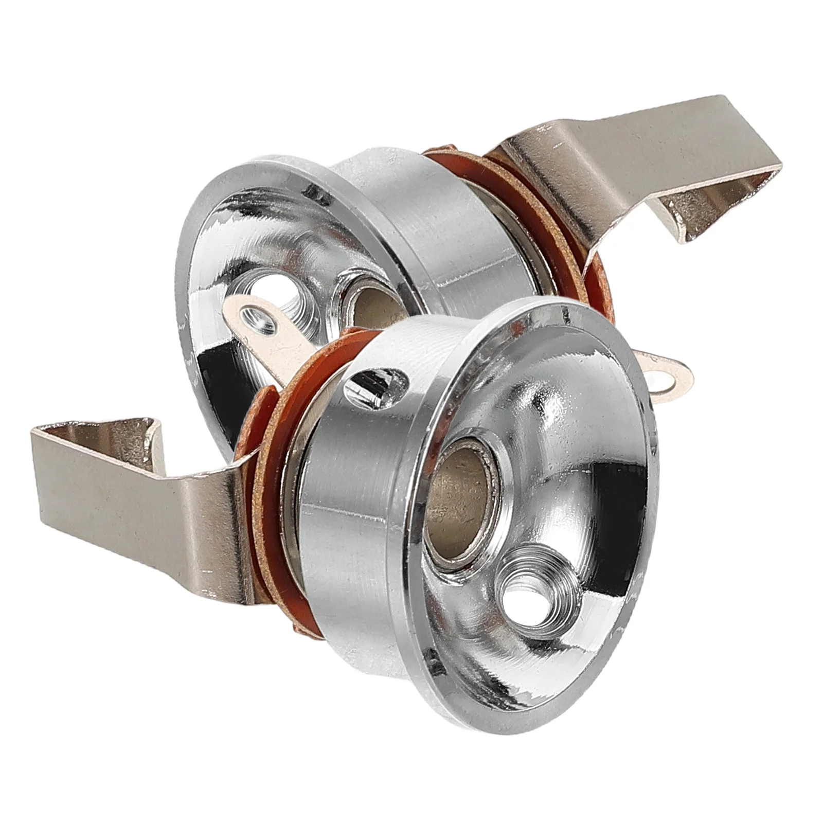 

2pcs Electric Guitar Jack Plate Metal Endpin Plug Output Input Connector For Guitar Parts Accessories Flush Mount Stereo Socket