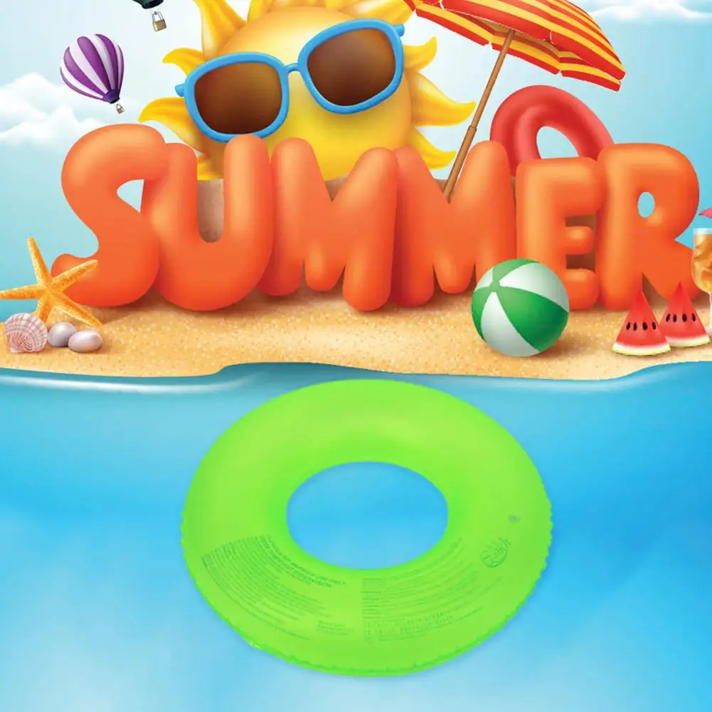 Inflatable Swim Ring Tube for Baby Kid Adult Fluorescent Pool Float (60)
