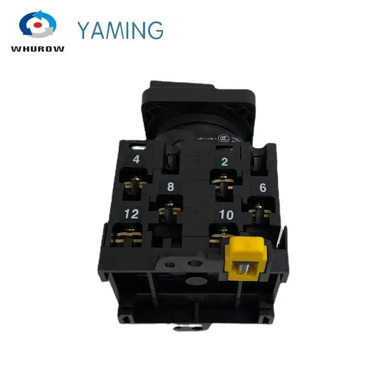 DIN السكك الحديدية شنت الأسود الروتاري العالمي 3 موقف كام التبديل دليل الاستخدام الصناعي 3 أقطاب 32A 12 محطة YMW42-32/3 #5