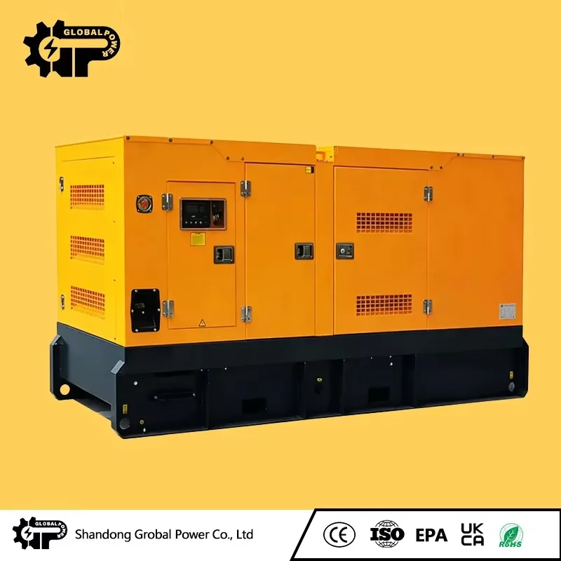 Customized EPA 50Kw 60Kw Auto Start Open Silent Type Single Phase Cummins Weichai Ricardo Stamford Diesel Generator With ATS