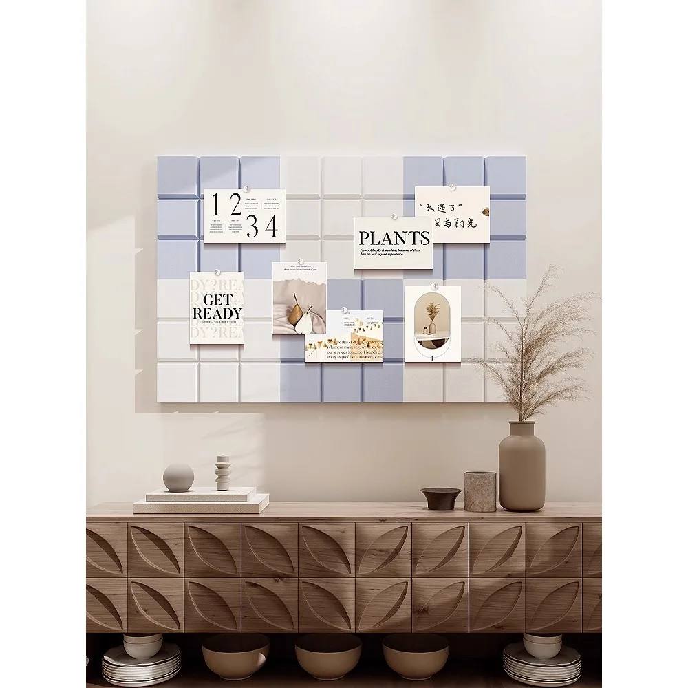 Soundproof Panel Felt Wall Sticker Photo Background Board Message Background Wall Felt Pin Board Notice Painting Works Felt