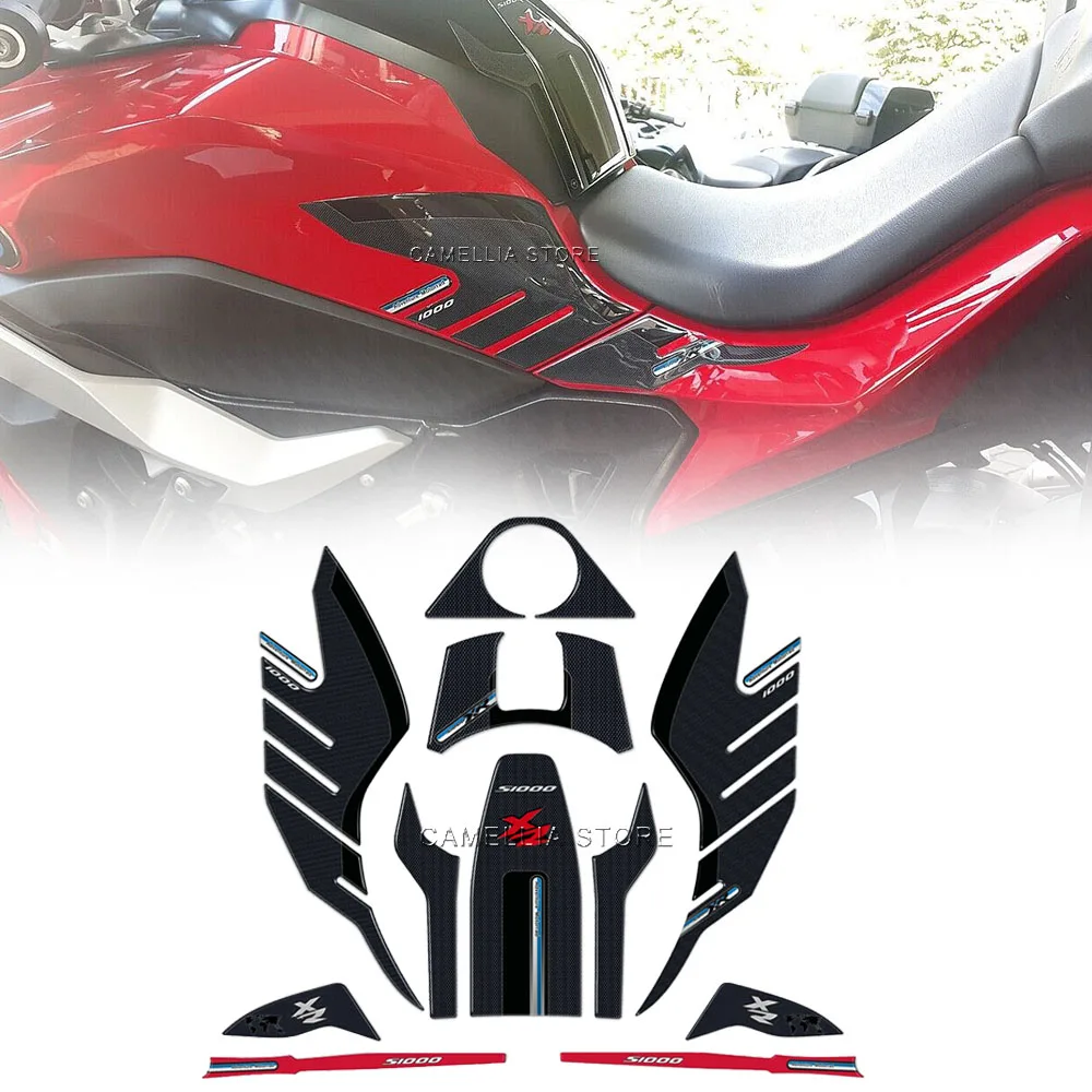 

Motorcycle Sticker Set - New 3D Epoxy Resin Waterproof Motorcycle Fuel Tank Floor Protection Sticker for BMW S1000XR 2020-2021