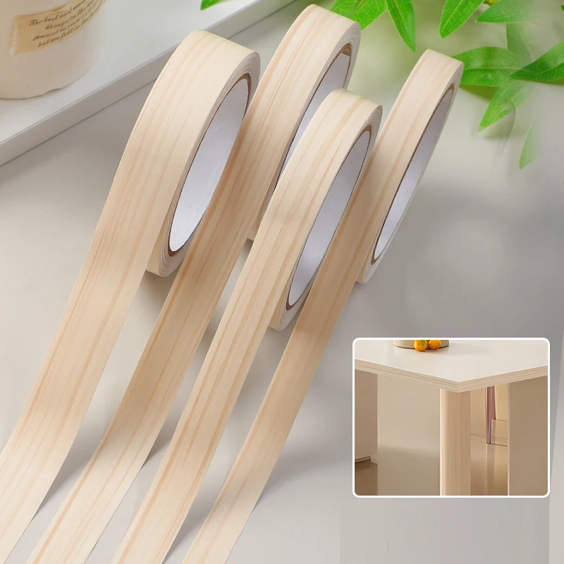 10M Wood Grain Edge Banding Covering Ugliness Repairing Wall Gaps Furniture Cabinet Door Frame Decoration Beautiful Seam Sticker