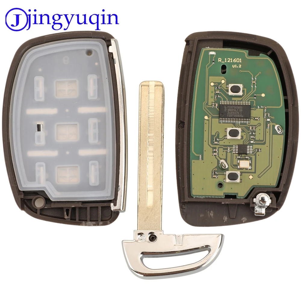 กุญแจรีโมทรถยนต์อัจฉริยะ Jingyuqin 3 ปุ่ม 433 MHz 95440-D7000 ชิป ID47 สำหรับรถยนต์ฮุนได ทูซอน ปี 2019