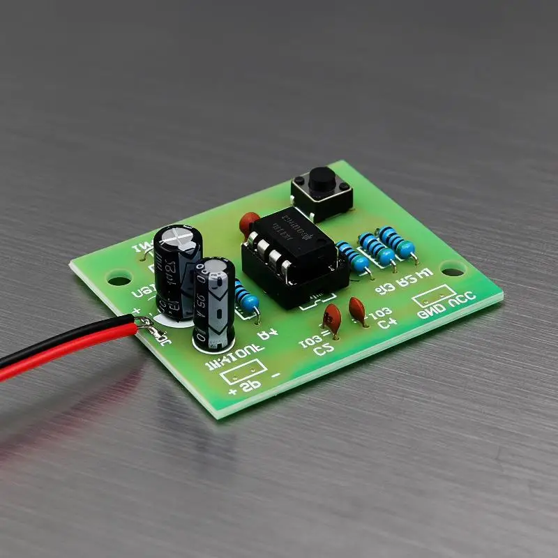 NE555 Doorbell DIY Soldering Practice Kit Dual Tone Ding Dong Sound PCB Board for Home DIY Electronics Project Hobbyist Use