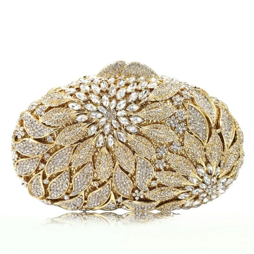 

Diamond-encrusted Dinner Bag Metal Rhinestone Clutch Women's Diamond Evening Bag Sequin Glamour Party Clutch Bolso Fiesta Mujer