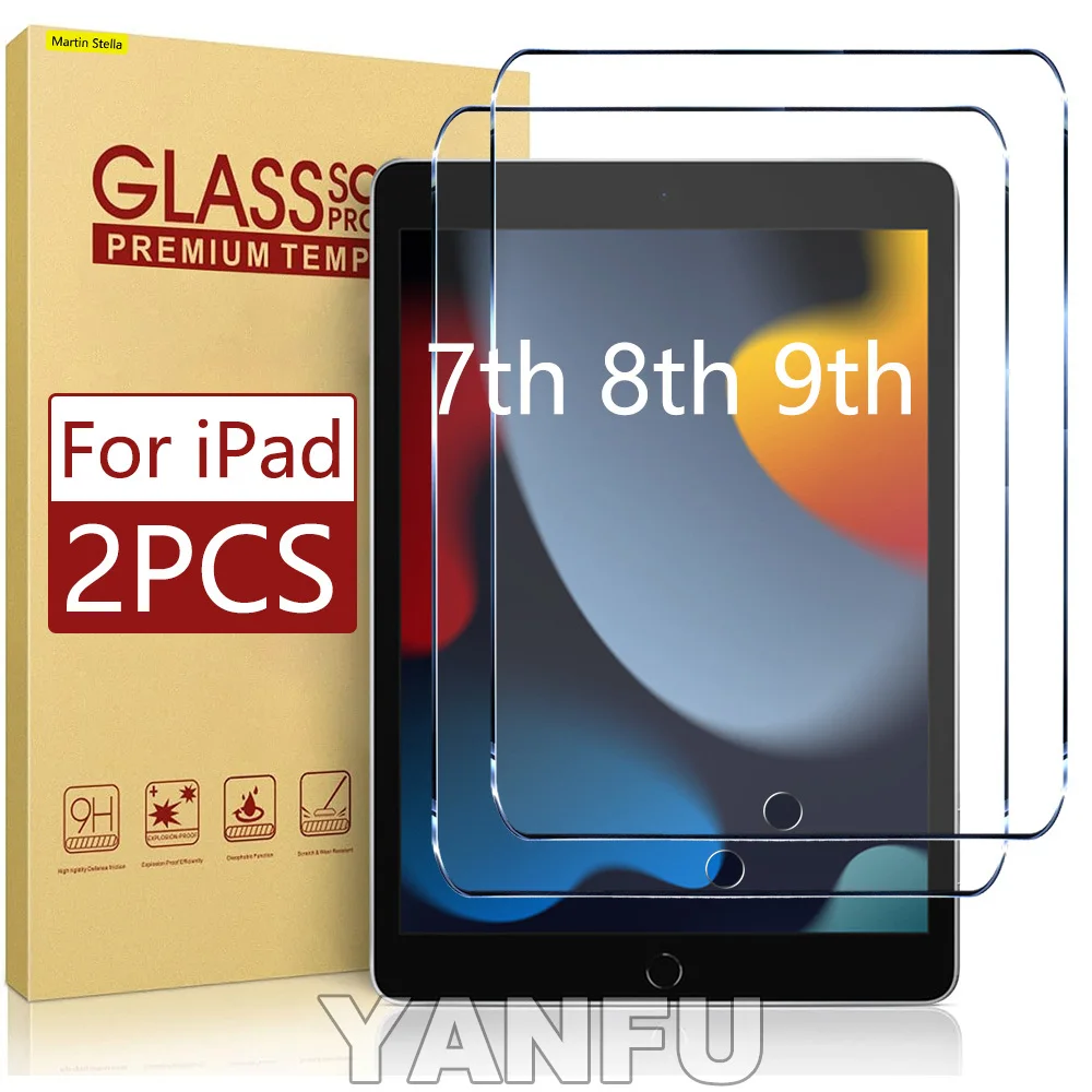 

Защитная пленка из закаленного стекла для iPad 10.2 9-го, 8-го, 7-го поколений, для iPad 9 2021, 8 2020, 7 2019.