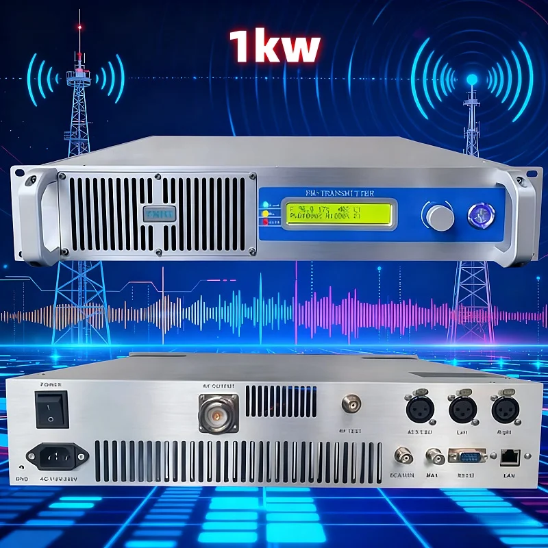 

High Power 1000W FM Transmitter for Public Place Industrial Accident Prevention Warning