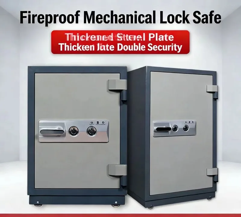 Factory  steel safety deposit boxes, fireproof safes with mechanical locks, providing reliable security protection