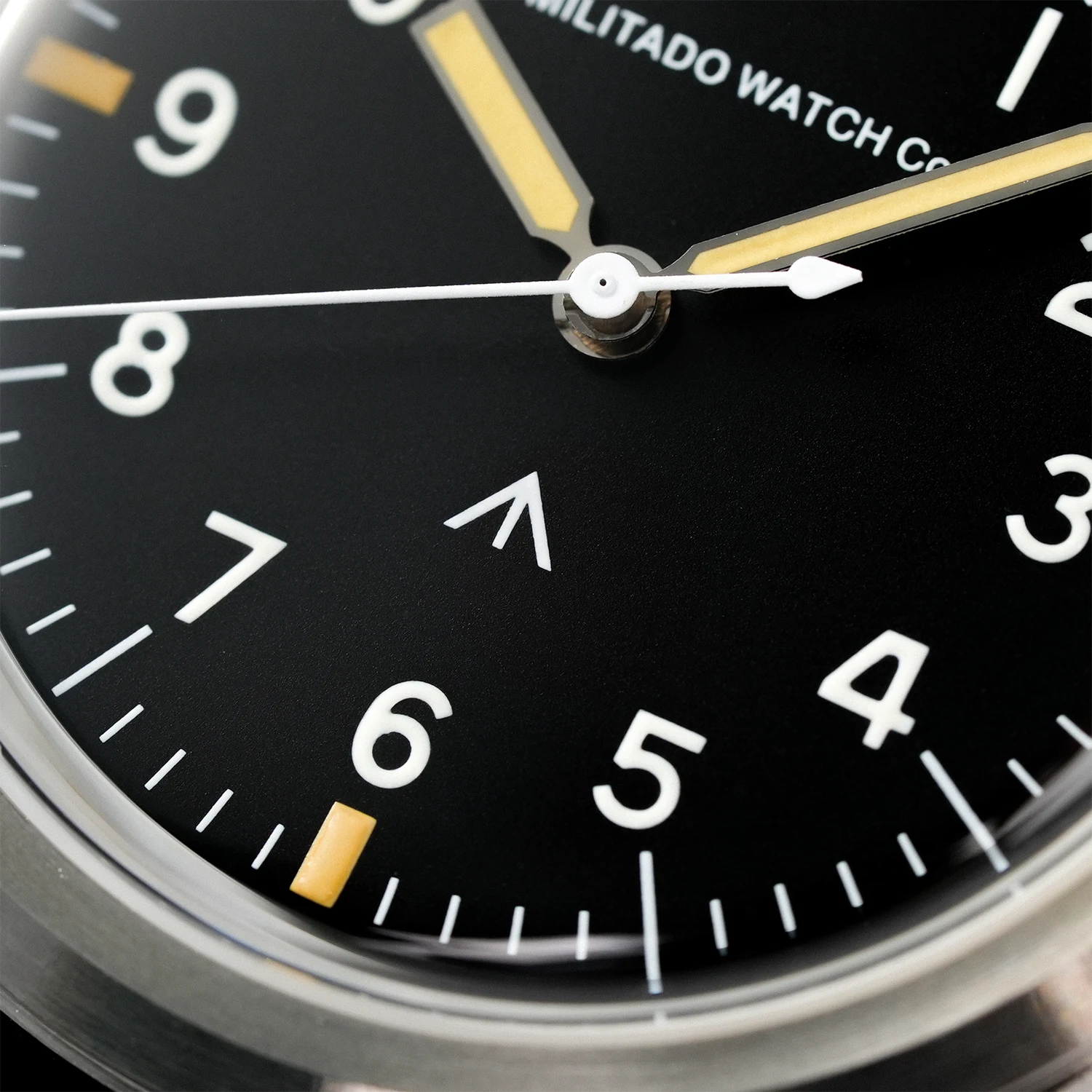 ミリタード ML14 クォーツ腕時計 VH31 スイープセコンド メンズウォッチ サファイア夜光 BGW9 クリスタル 100M防水 ヴィンテージウォッチ