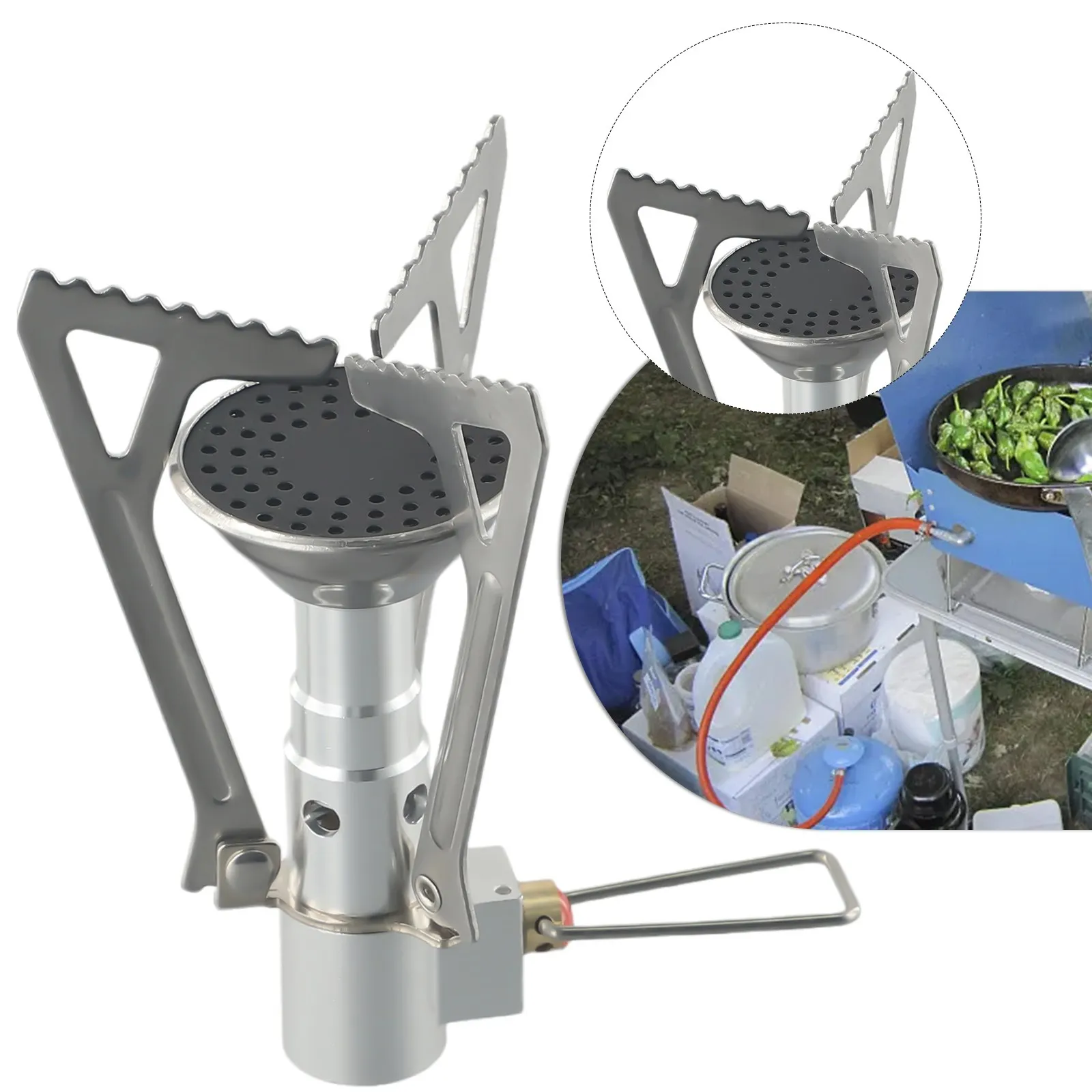 Backpacking Stove for Hiking  Compact and Reliable  Enhances Camping Experience with Quick and Convenient Cooking